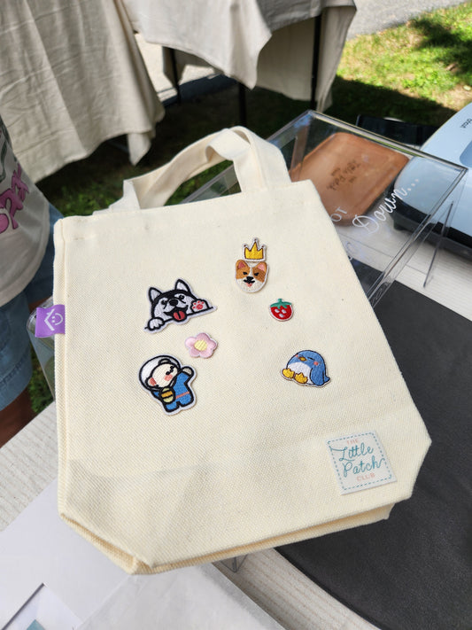 Tote Bag Keepsake (includes up to 5 small/medium/large patches) - at $30 pp