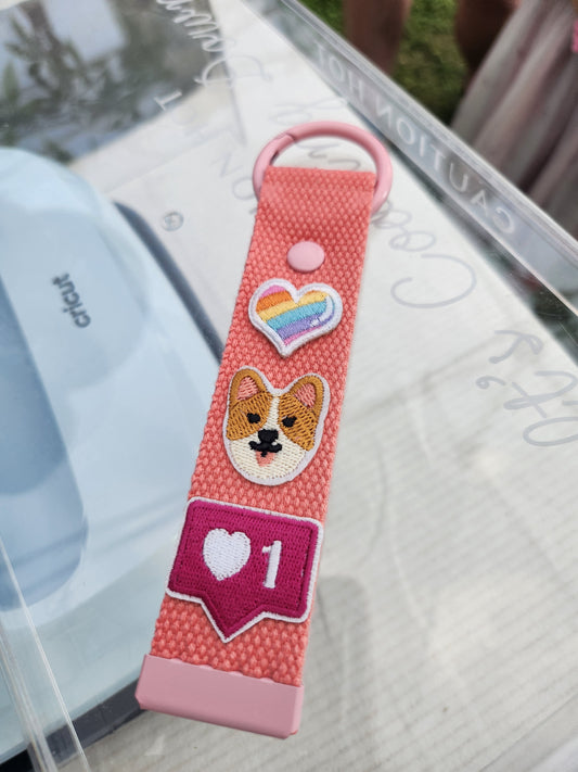 Keychain Keepsake  (includes 3 small patches) - at $16 pp